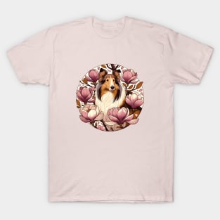 Magnolia Collie Dog T-Shirt